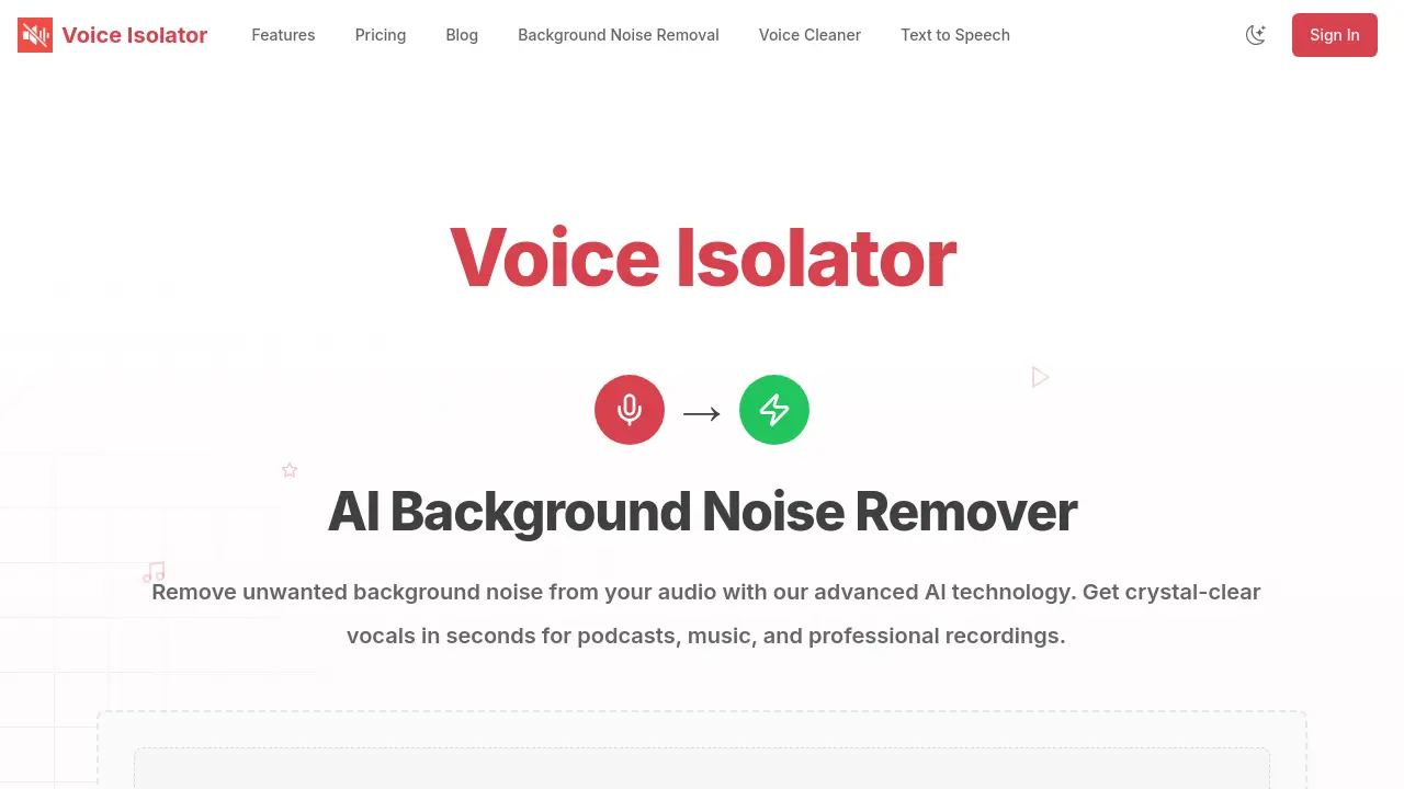 Voice Isolator screenshot