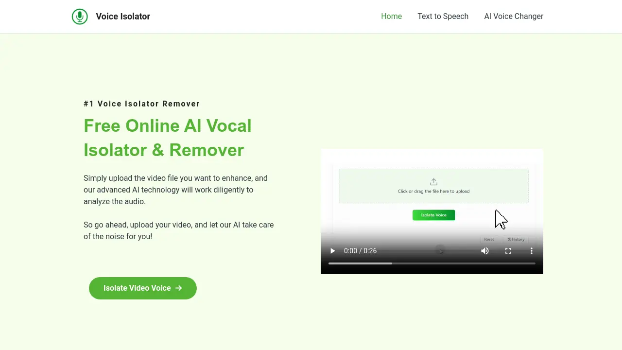 Voice Isolator screenshot