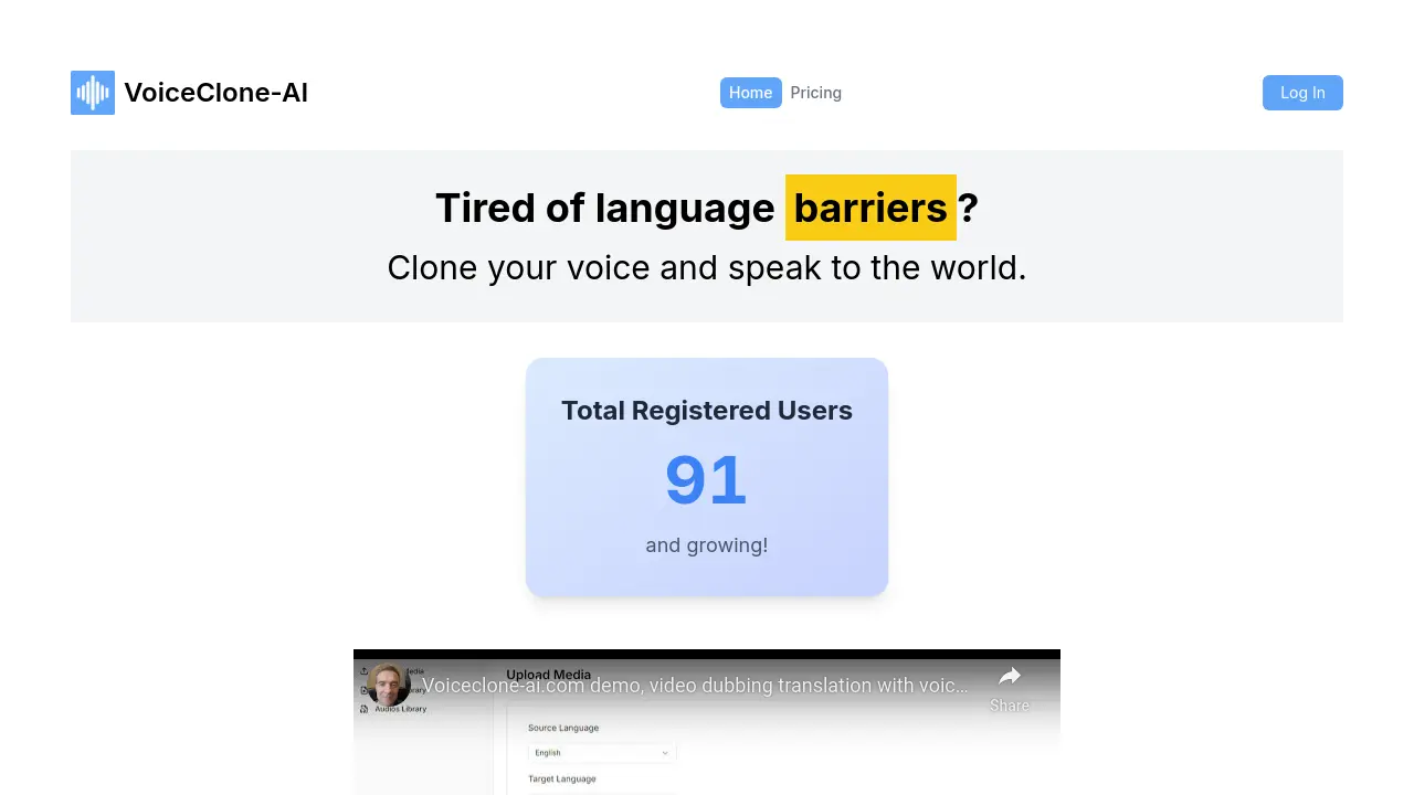 VoiceClone-AI screenshot