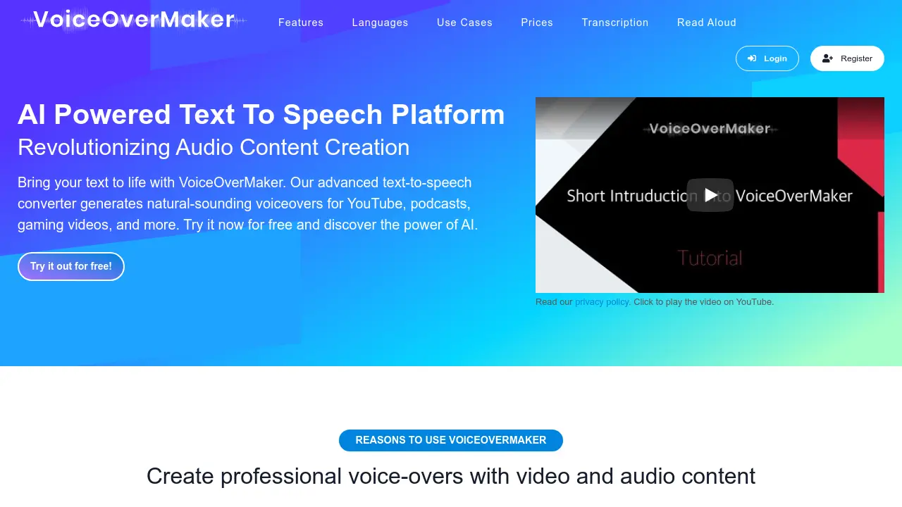 VoiceOverMaker screenshot
