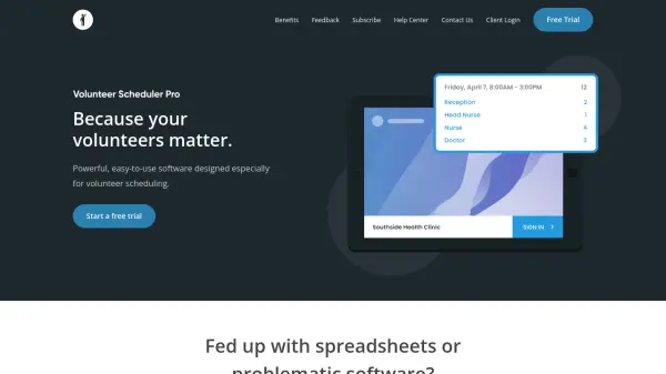 Volunteer Scheduler Pro