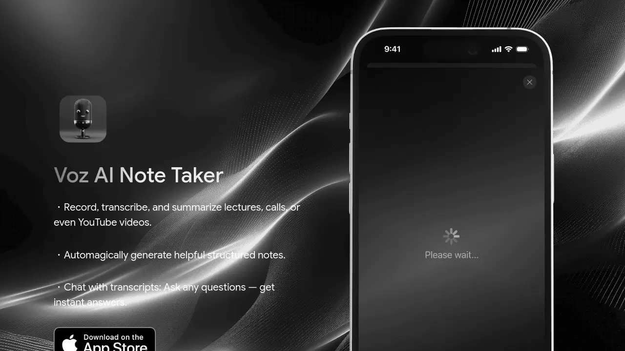 Voz AI Note Taker