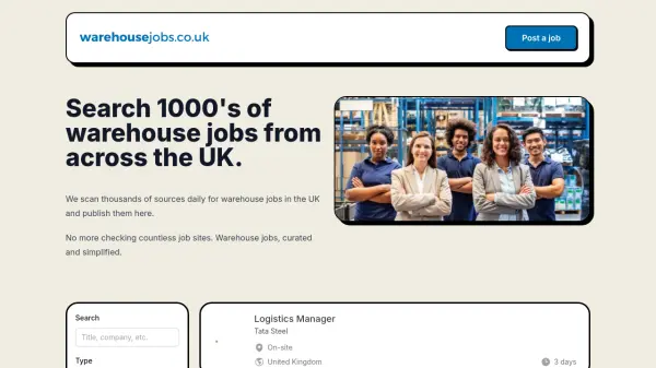 Warehouse Jobs UK
