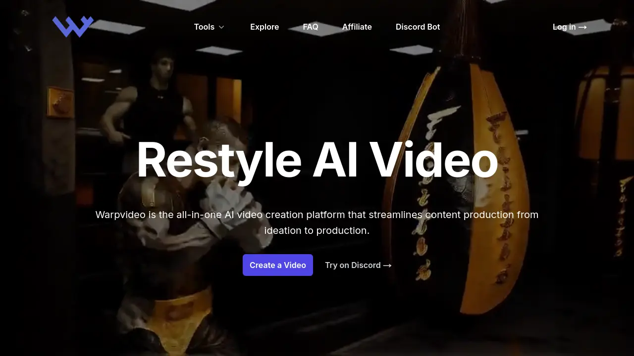 WarpVideo screenshot