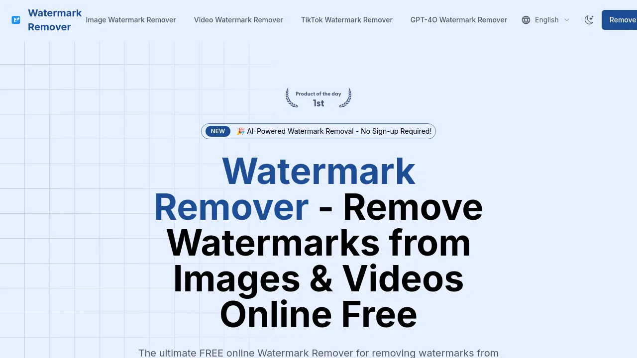 Watermark Remover screenshot