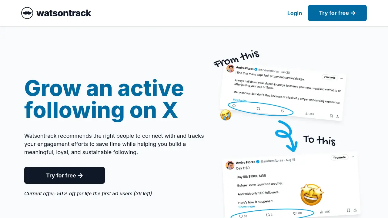 Watsontrack screenshot