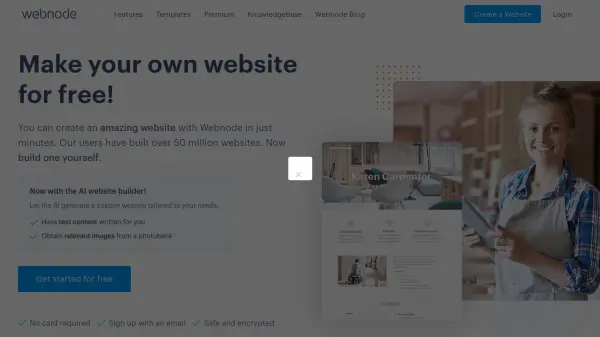 Webnode AI Powered Website Builder For Easy Creation