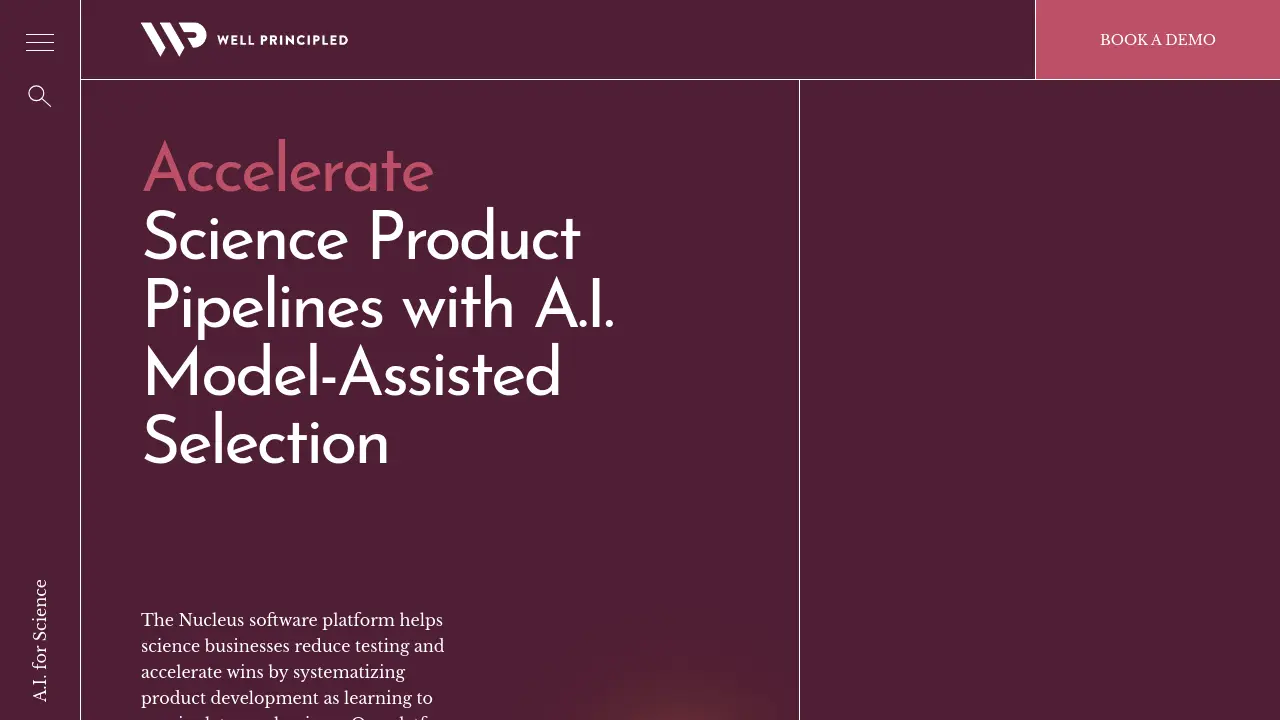 Well Principled - Accelerate Science Product Pipelines with A.I. Model ...