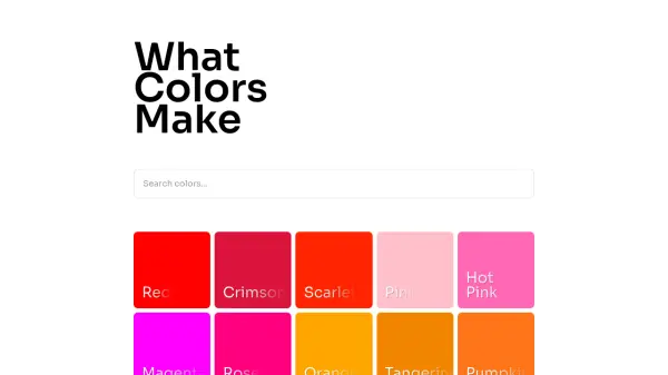 WhatColorsMake