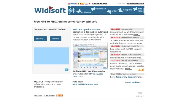 WIDI Recognition System