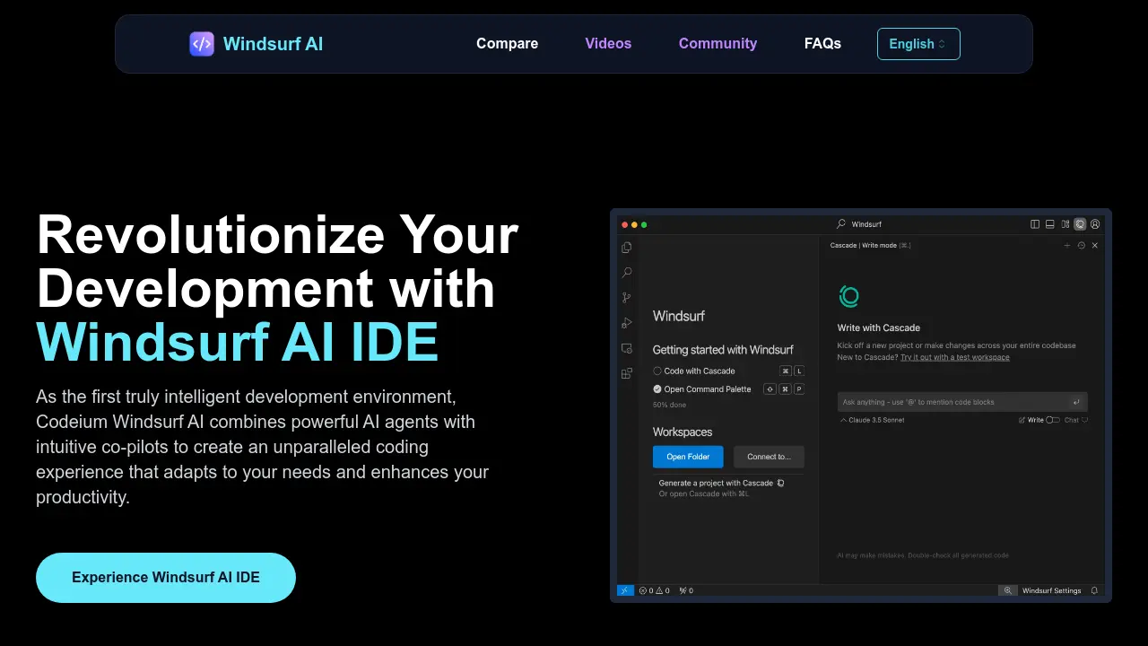 Windsurf AI IDE - Revolutionize Your Development with the First Agentic ...