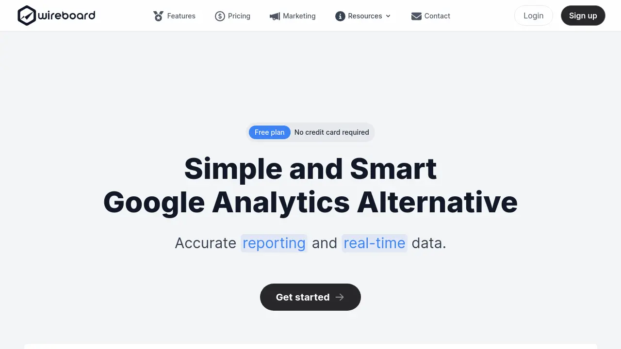 Webboard WireBoard - Simple and Smart Google Analytics Alternative with Real ...