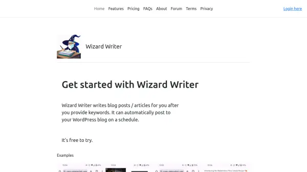Wizard Writer