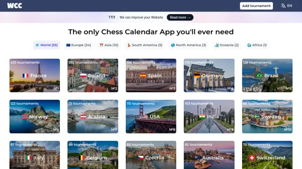 World Chess Calendar