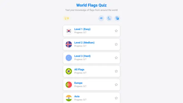 World Flags Quiz