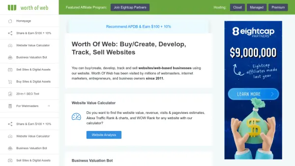 Worth Of Web