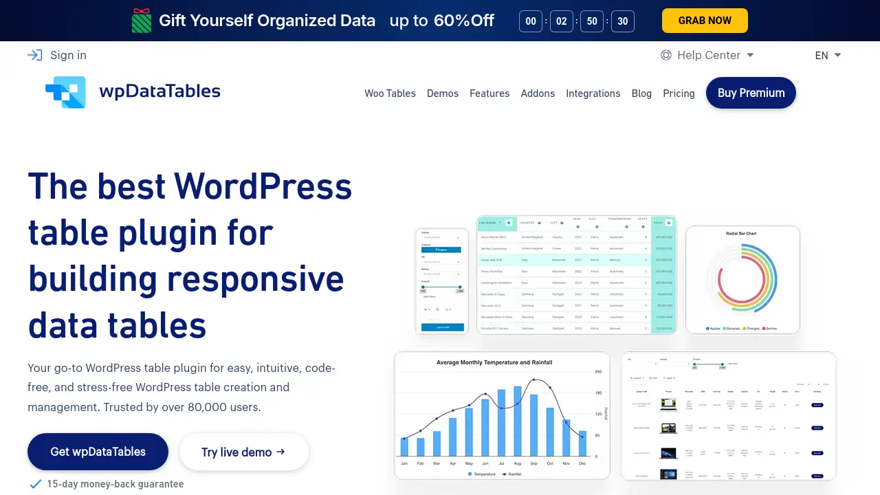 wpDataTables - The best WordPress table plugin for building responsive ...