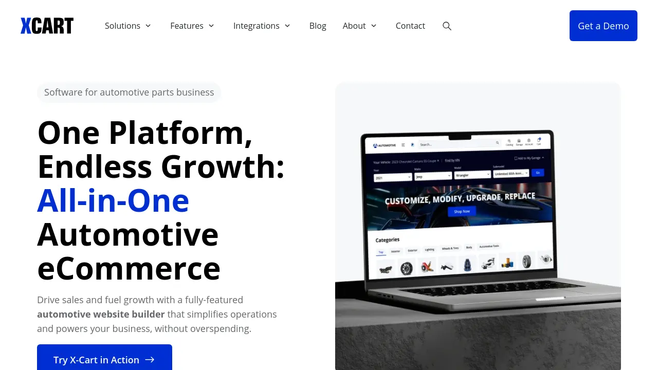 Python X Cart Drive X-Cart - All-in-One AI-Driven Automotive eCommerce Platform