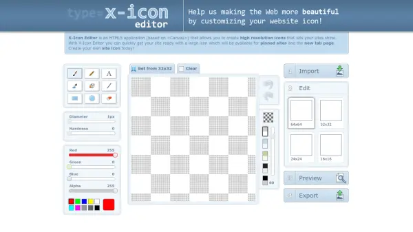 X-Icon Editor