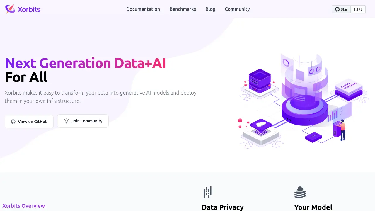 Xorbits - Next Generation Data+AI For All