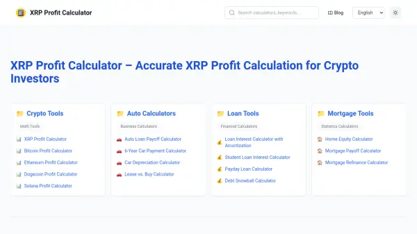 XRP Profit Calculator