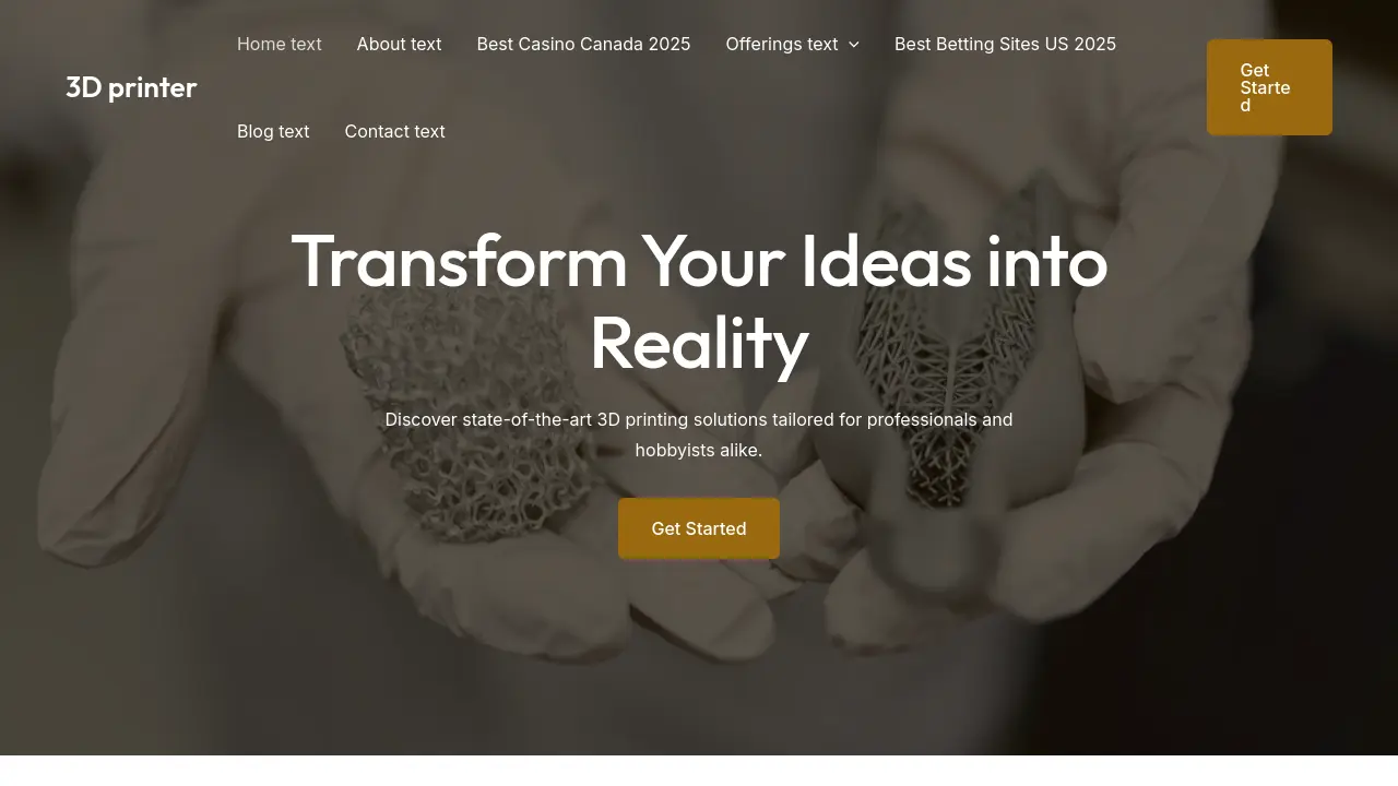 XYZ 3D Printers - Transform Your Ideas into Reality with Cutting-Edge ...