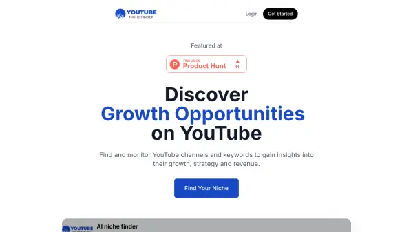 YouTube Niche Finder