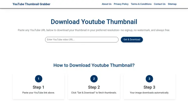 YouTube Thumbnail Grabber