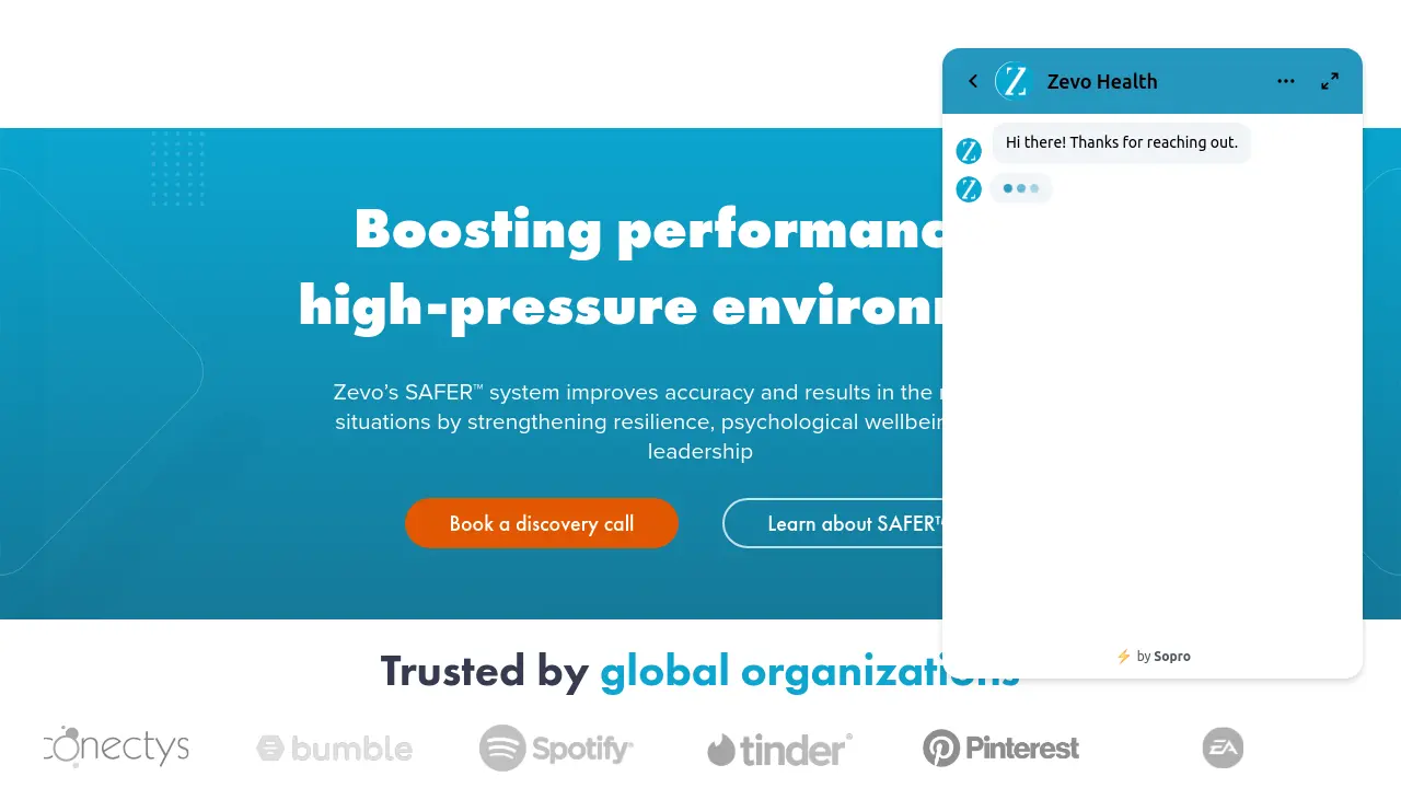 Zevo Health - Boosting performance in high-pressure environments with ...