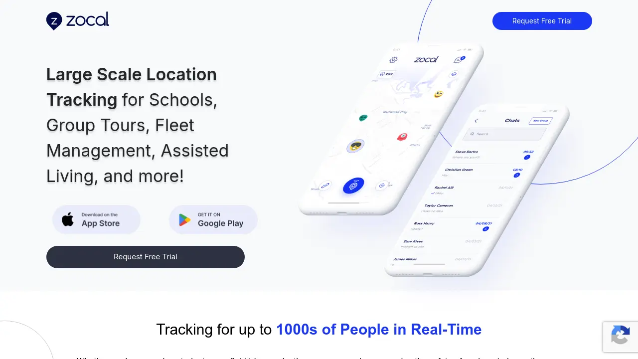 Zocol Zocal - Large Scale Location Tracking for Organizations
