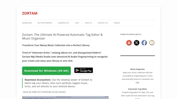 Zortam Mp3 Media Studio